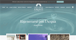 Desktop Screenshot of lagodellesorgenti.it